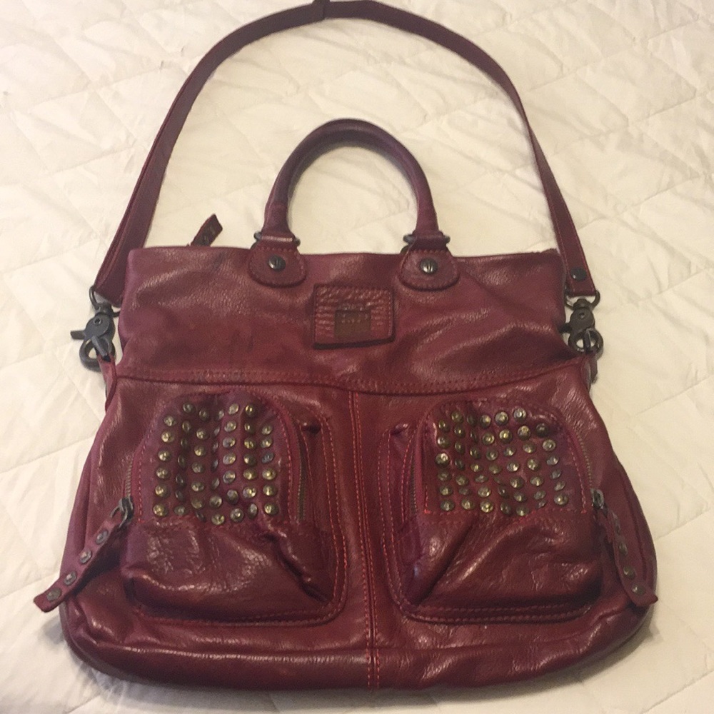 ✨🤠FRYE Red Leather Purse🤠✨